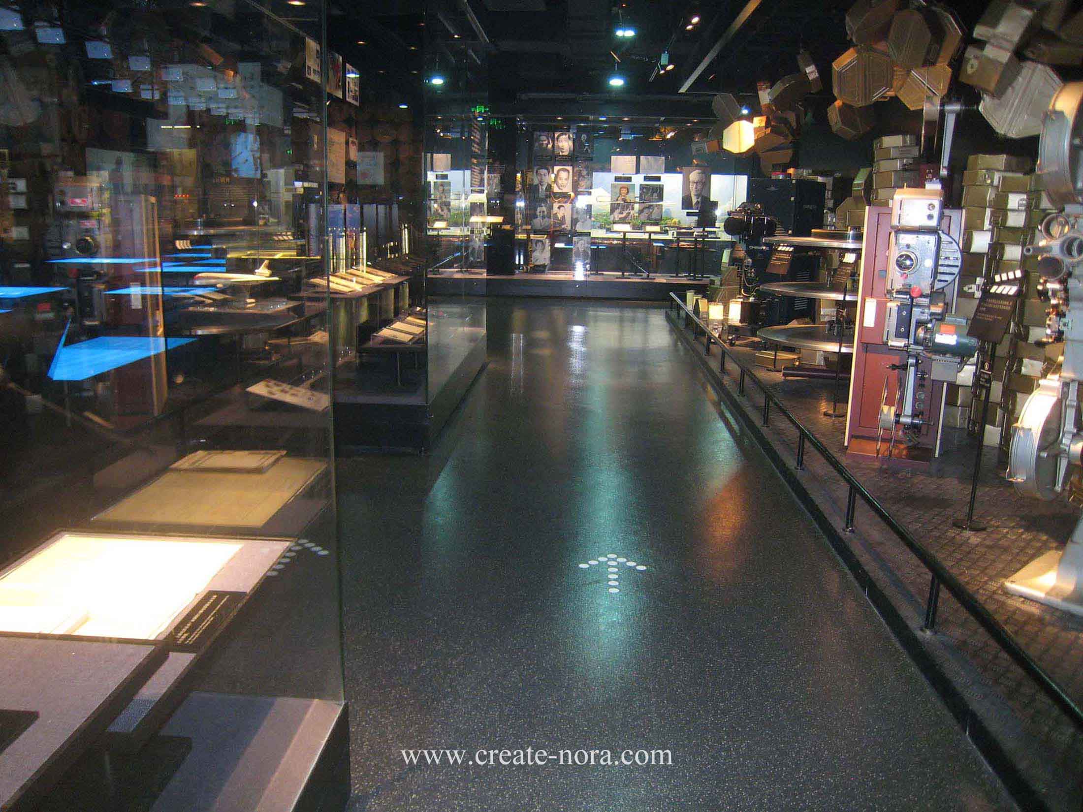 the photo of nora rubber flooring in Shanghai Film Museum 5